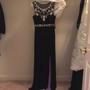 Long Navy gown